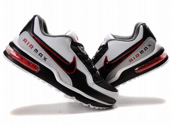 New Men'S Nike Air Max Ltd Black/ White/Red